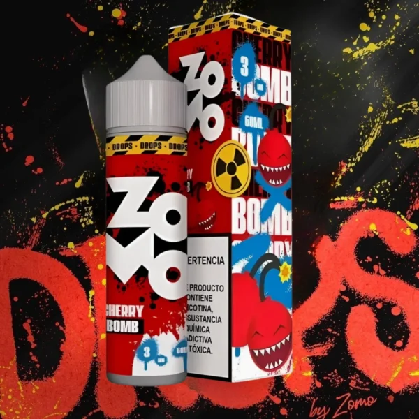 LIQUIDO ZOMO DROPS - CHERRY BOMB 60ML 3MG