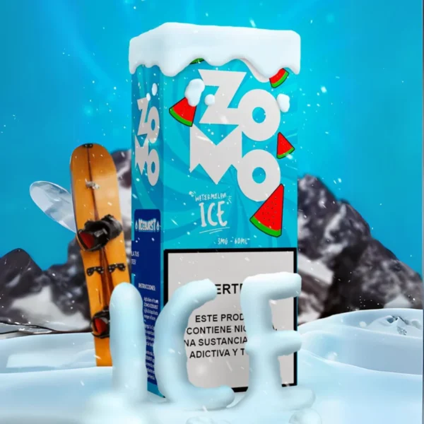 LIQUIDO ZOMO ICEBURST - WATERMELON ICE 60ML 3MG