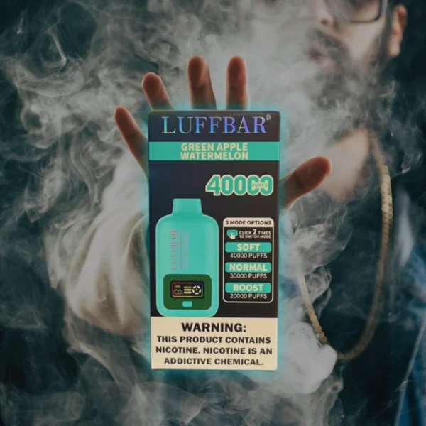 LUFFBAR 40.000 PUFFS - GREEN APPLE WATERMELON