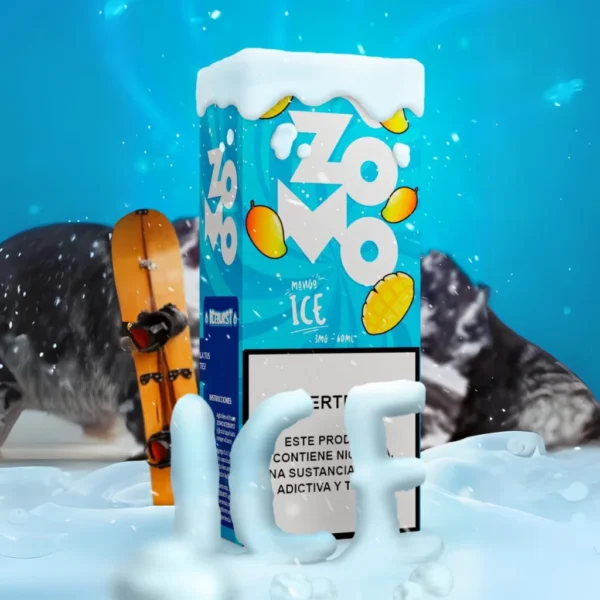 LIQUIDO ZOMO ICEBURST - MANGO ICE 60ML 3MG
