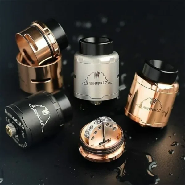 ATOMIZADOR OUMIER ARMADILLO - RDA DUAL 24mm ORIGINAL (COLOR ORO)